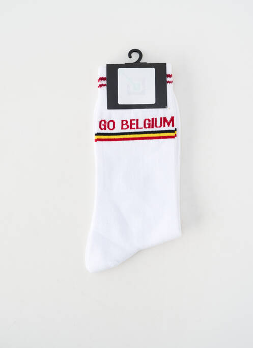 Chaussettes blanc ROARING SOCKS homme