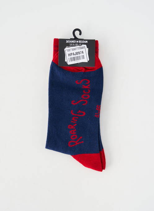Chaussettes bleu ROARING SOCKS homme