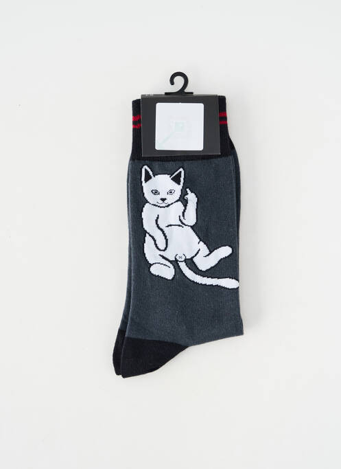 Chaussettes noir ROARING SOCKS homme