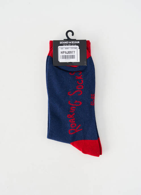 Chaussettes bleu ROARING SOCKS homme