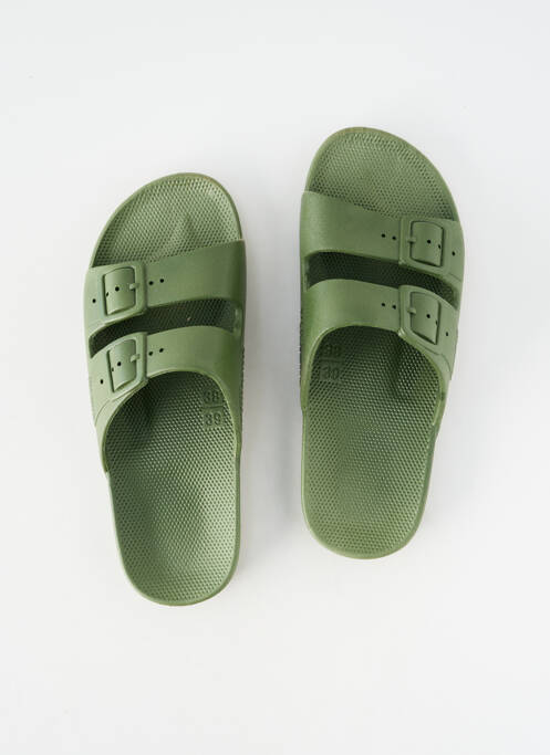 Tongs vert FREEDOM MOSES homme