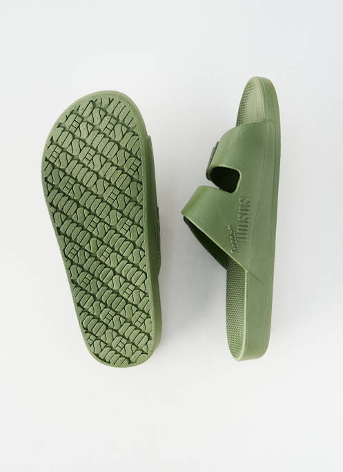 Tongs vert FREEDOM MOSES homme