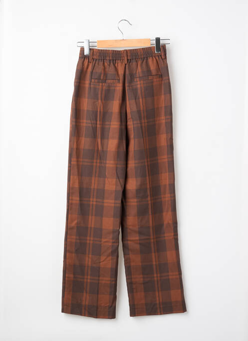 Pantalon droit marron NEON & NYLON femme