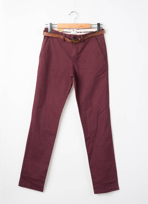 Pantalon chino rouge JACK & JONES homme