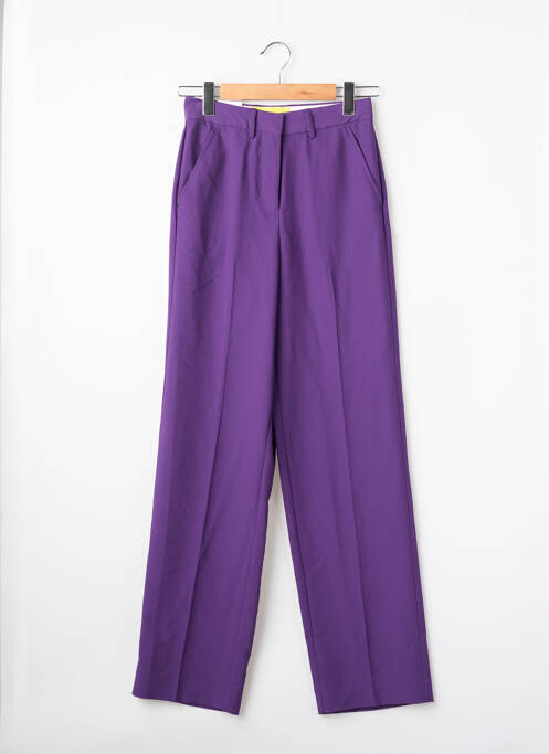 Pantalon droit violet JJXX femme