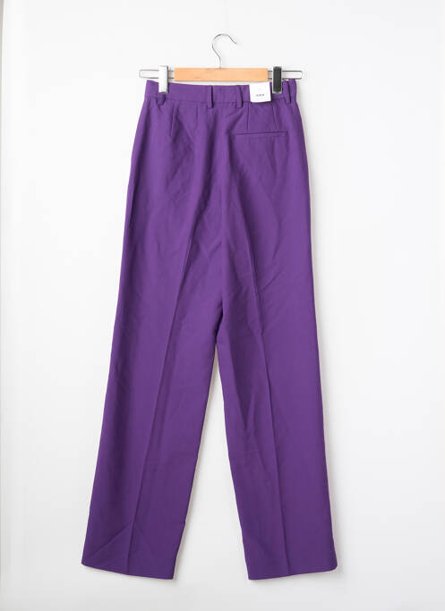 Pantalon droit violet JJXX femme