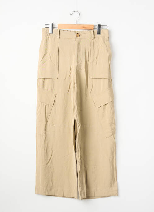 Pantalon cargo beige MANGO femme