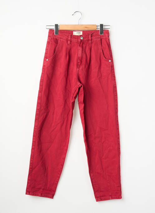 Pantalon droit rouge TALLY WEIJL femme