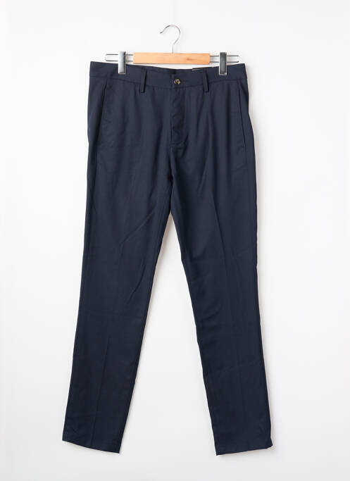 Pantalon droit bleu BRUCE & BUTLER  homme