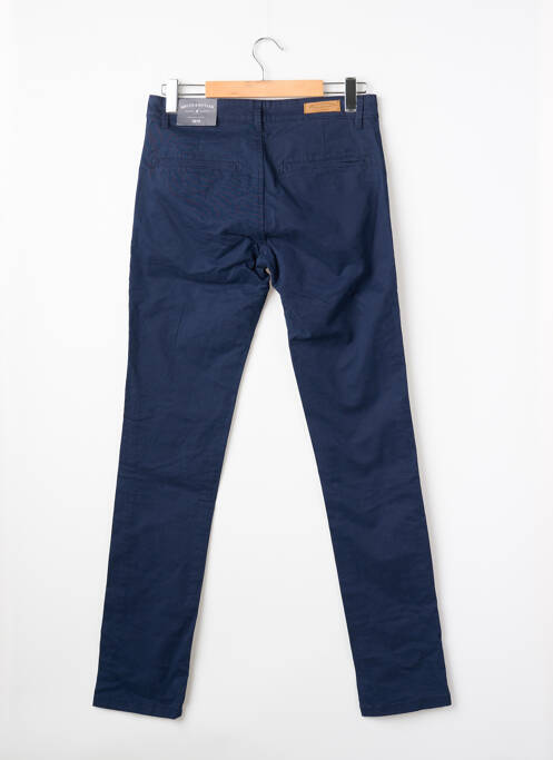 Pantalon droit bleu BRUCE & BUTLER  homme