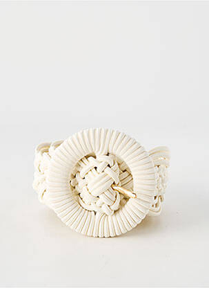 Ceinture blanc PIECES femme