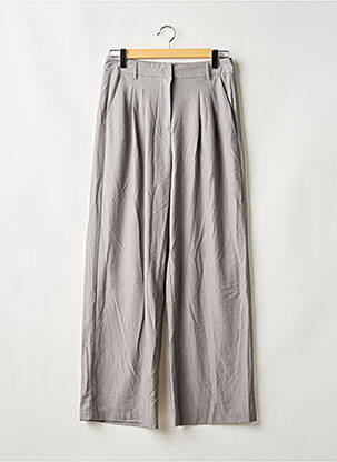 Pantalon droit gris OBJECT femme