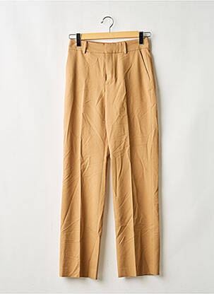 Pantalon droit marron MANGO femme