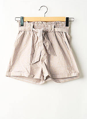 Short marron ONLY femme