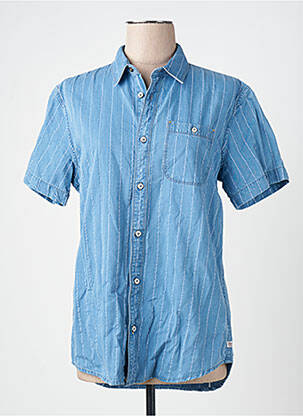 Chemise manches courtes bleu PETROL INDUSTRIES homme