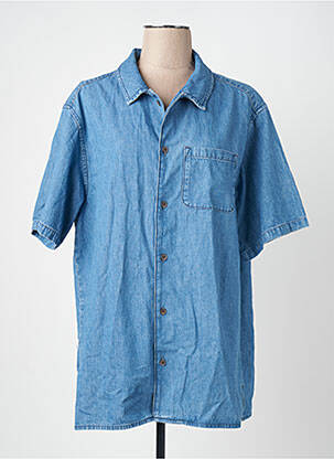 Chemise manches courtes bleu LE FABULEUX MARCEL DE BRUXELLES homme