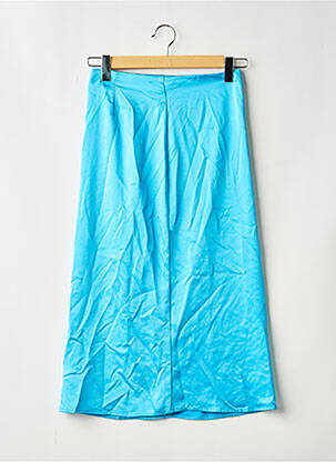 Jupe mi-longue bleu ONLY femme