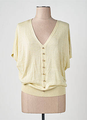Pull jaune MORGAN femme