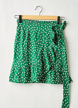 Jupe courte vert ONLY femme