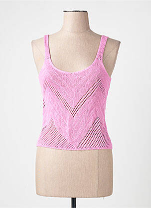 Débardeur rose JACQUELINE DE YONG femme