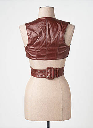 Blouse marron ASTRID BLACK LABEL femme