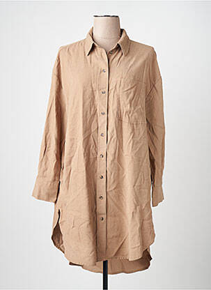 Robe mi-longue marron ONLY femme