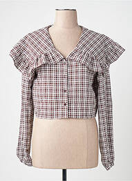 Chemisier marron NOISY MAY femme