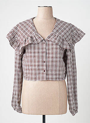 Chemisier marron NOISY MAY femme