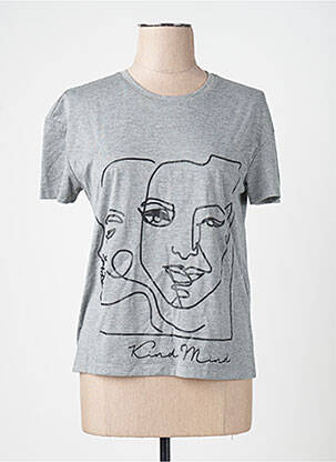 T-shirt gris VILA femme
