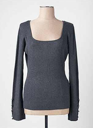 Pull gris MORGAN femme