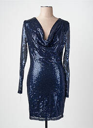 Robe mi-longue bleu NOOR BY NORA GHARIB femme