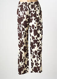 Pantalon cargo marron ASTRID BLACK LABEL femme