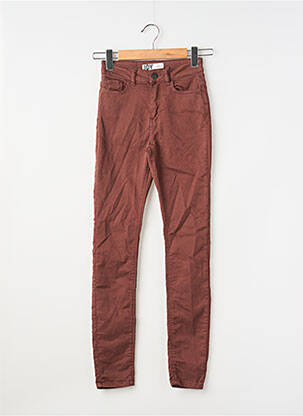 Pantalon slim marron JACQUELINE DE YONG femme