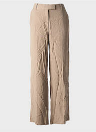 Pantalon droit marron MANGO femme