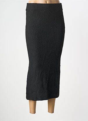 Jupe mi-longue noir JACQUELINE DE YONG femme