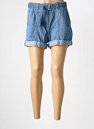 Short bleu JACQUELINE DE YONG femme