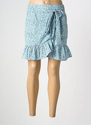 Jupe courte bleu ONLY femme