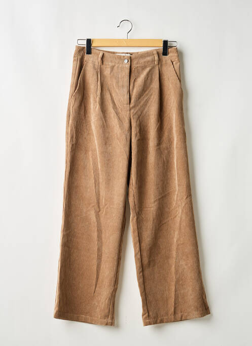 Pantalon droit marron JACQUELINE DE YONG femme