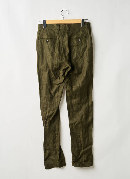 Pantalon droit vert MANGO homme