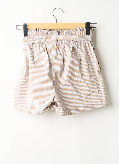 Short marron ONLY femme