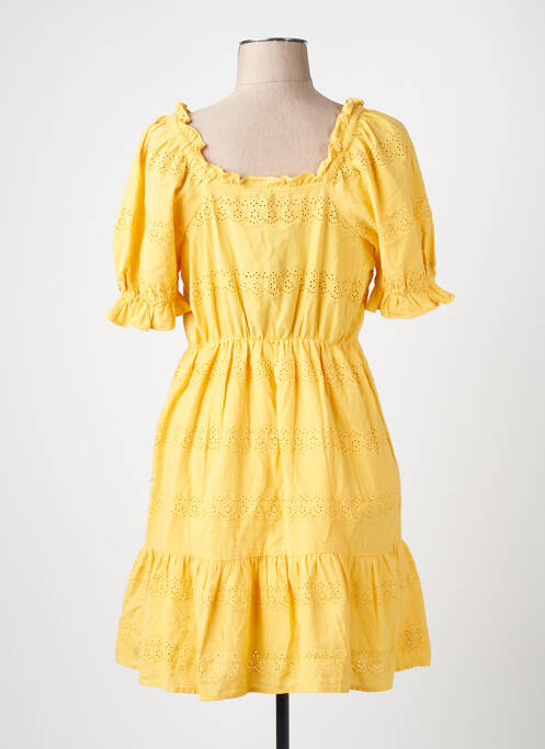 Robe courte jaune VERO MODA femme