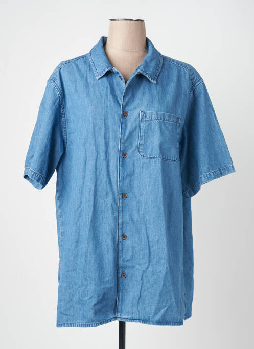 Chemise manches courtes bleu LE FABULEUX MARCEL DE BRUXELLES homme