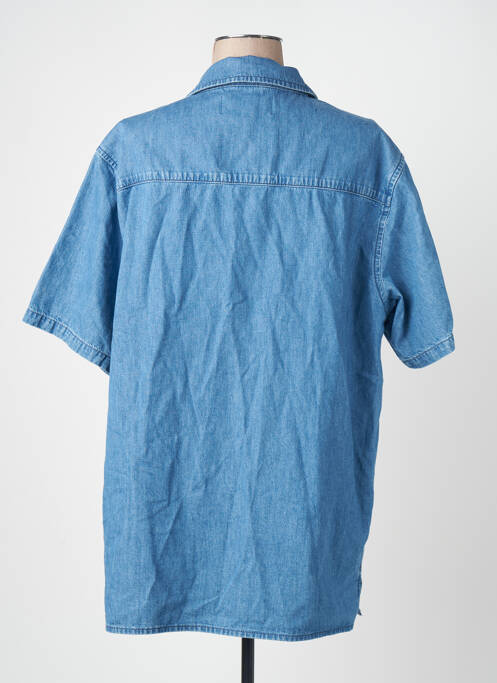 Chemise manches courtes bleu LE FABULEUX MARCEL DE BRUXELLES homme