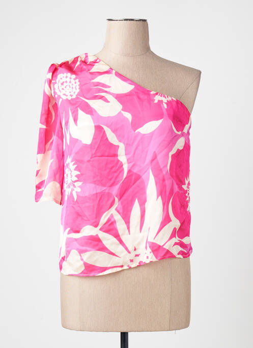 Blouse rose MORGAN femme