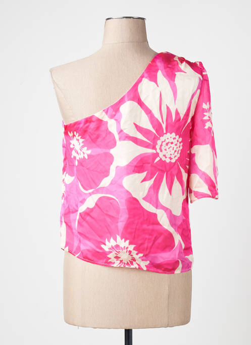 Blouse rose MORGAN femme