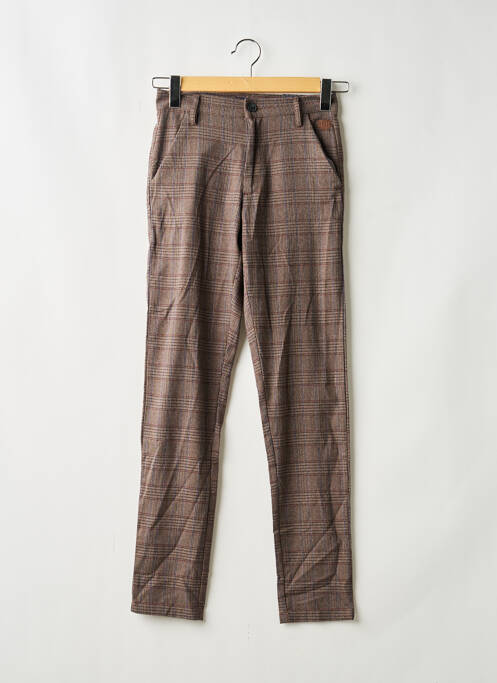Pantalon droit marron BRUCE & BUTLER  homme