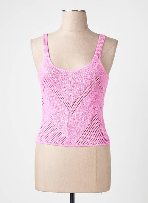 Débardeur rose JACQUELINE DE YONG femme