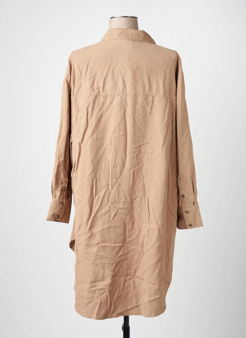 Robe mi-longue marron ONLY femme