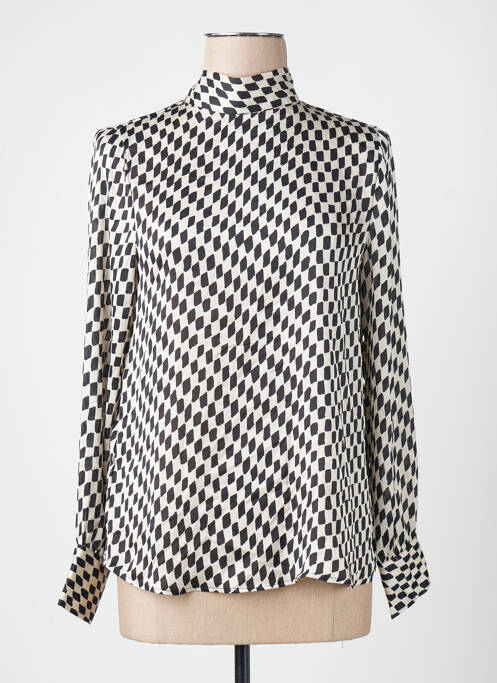 Chemisier noir MANGO femme