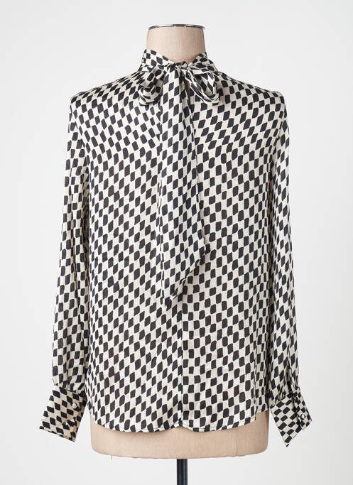 Chemisier noir MANGO femme